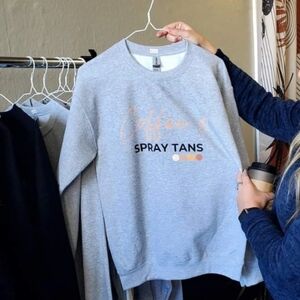 Gray 'Spray Tans' Sweatshirt